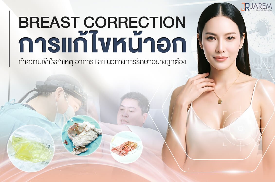 แก้หน้าอก (Breast Correction) คืออะไร และสาเหตุที่ต้องแก้
